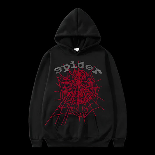 Oversized Spider Hoodie Y2k